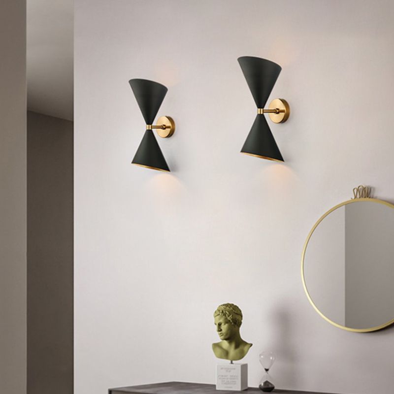 Metal Cone Wall Mounted Light Fixture Modern Bedroom Wall Mounted Light Fixture