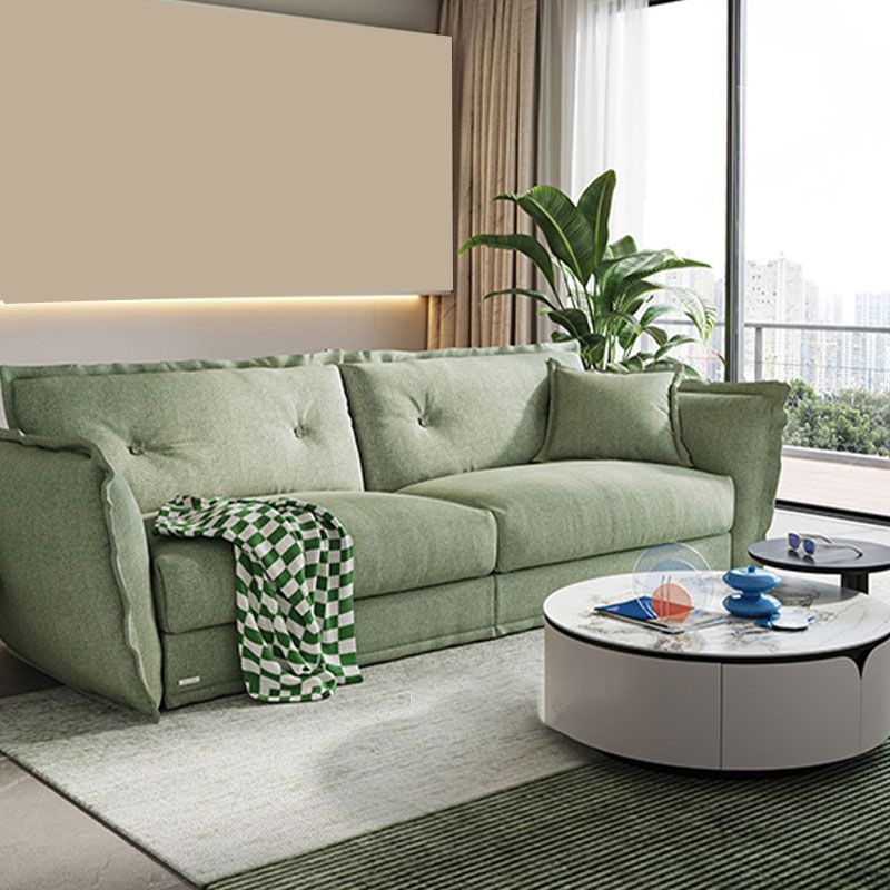 Pillow Top Arm Loveseat Stain Resistant Sofa with Tufted Back