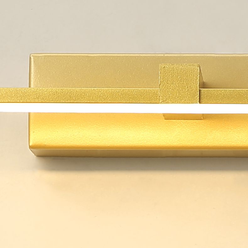 Modern Light Luce Luxury Style Linear Light Montate Vanity Lights Wall Sconce Lighting in Gold Finish