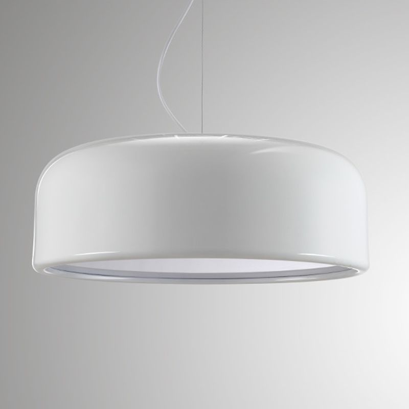 Postmodern Style Bowl Shade Hanging Light Metal 2 Light Pendant Lamp for Study