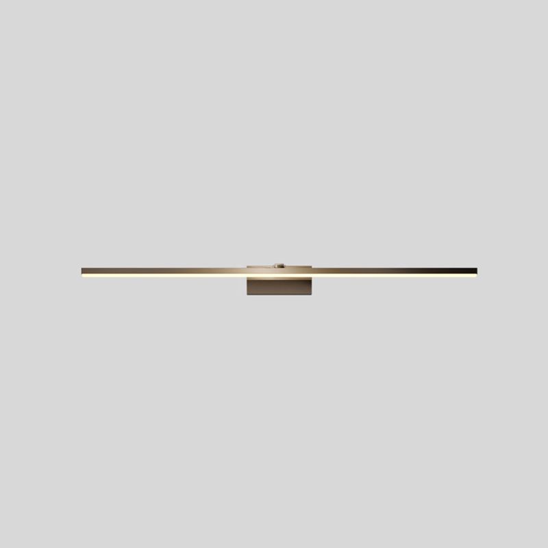 1 Light Linear Vanity Lighting Fixtures Modern Style Metal Vanity Mirror Lights