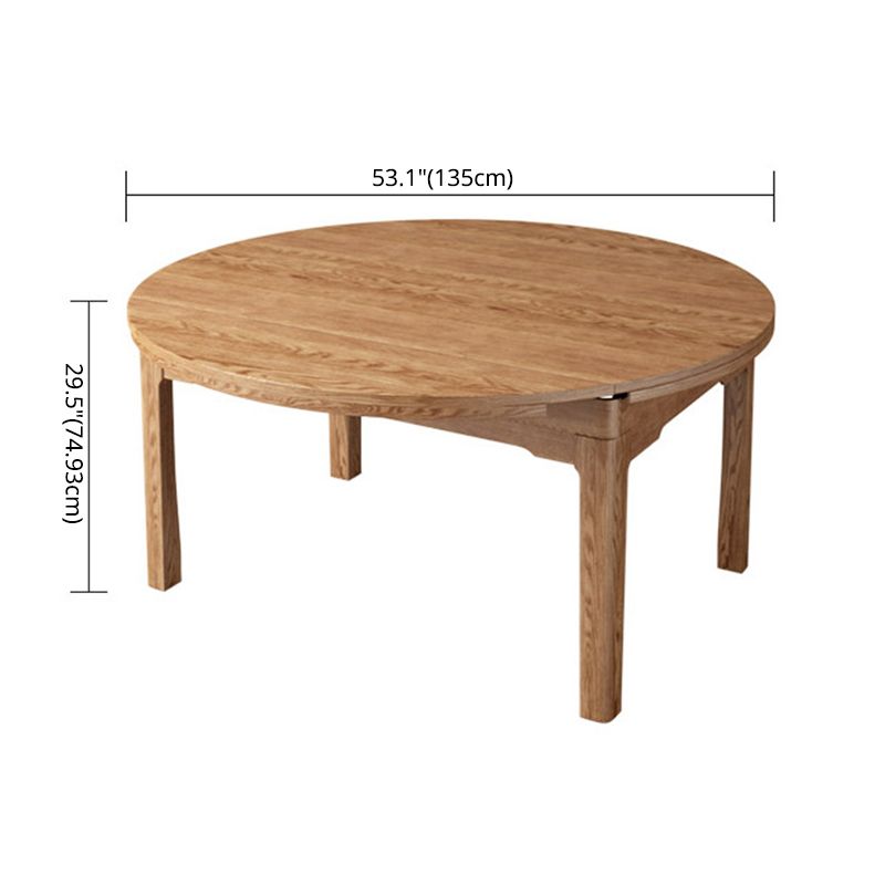 Modern Kitchen Wooden Dining Furniture Set with Round Table Formal Dining Room Table Set