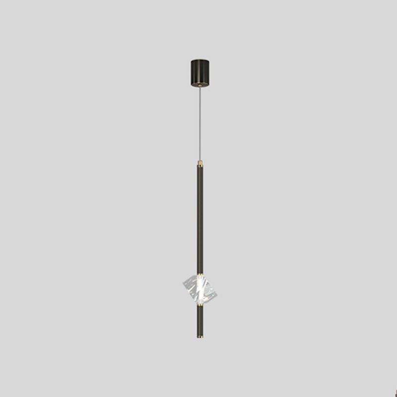 Lampade a sospensione in cristallo chiaro Modern Style Tubo Cluster Luce a sospensione