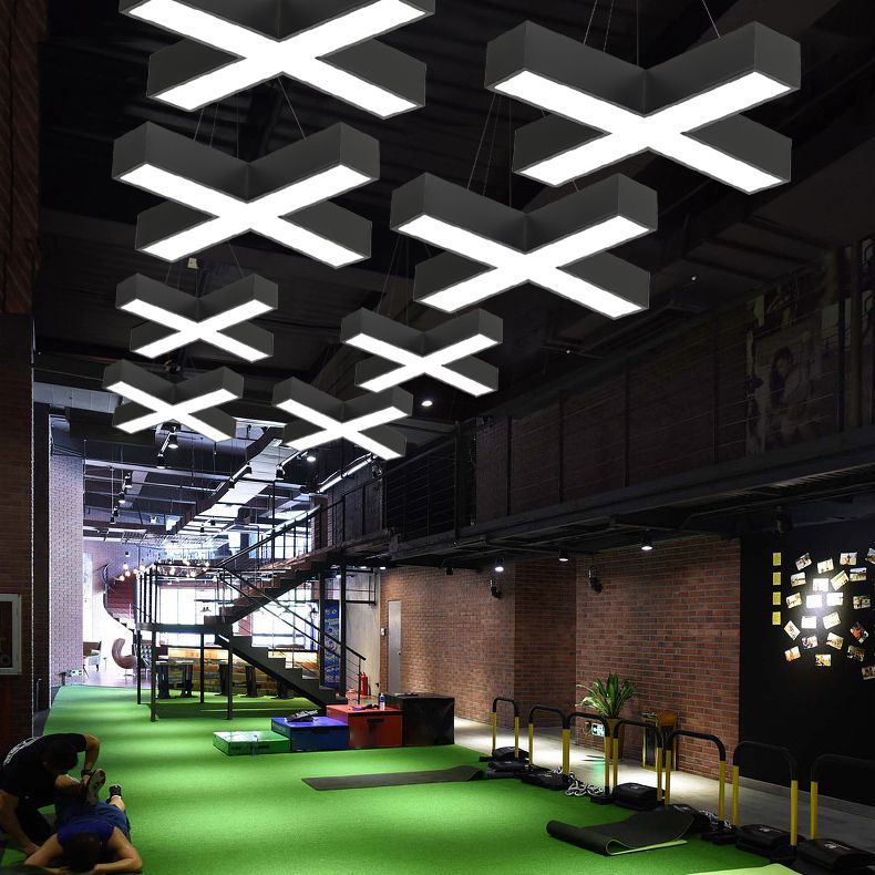 Modern Minimalist Pendant Lighting Fixtures Acrylic Hanging Pendant Lights for Meeting Room