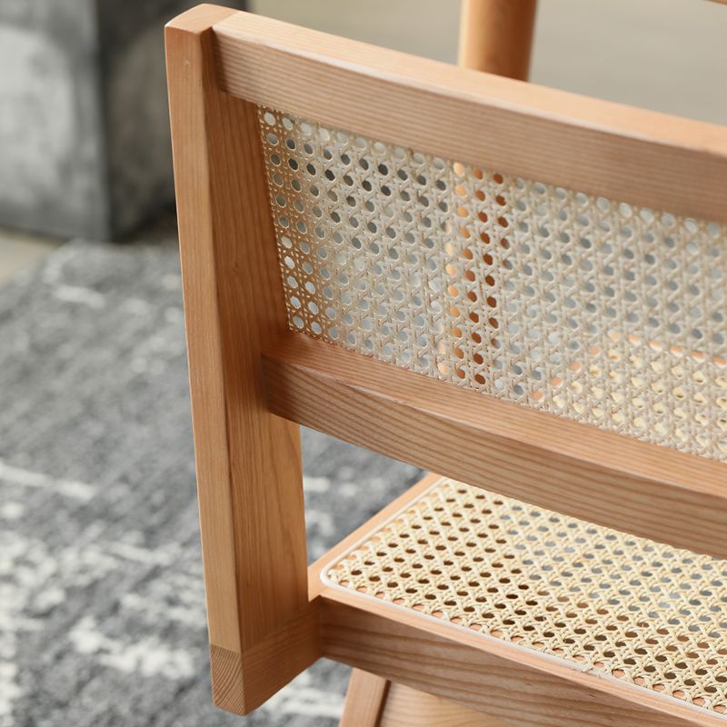 Sillas de comedor de estilo tradicional, silla lateral sin brazos de cocina con patas de madera