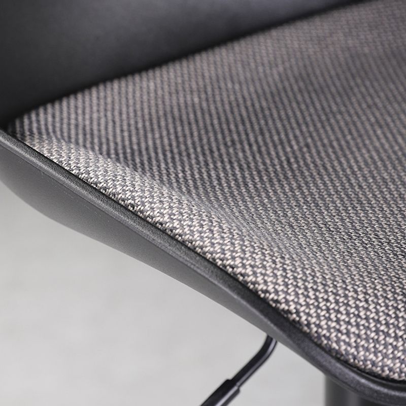 Scandinavian Adjustable Height Bar Stool Metal Base Stool for Indoor