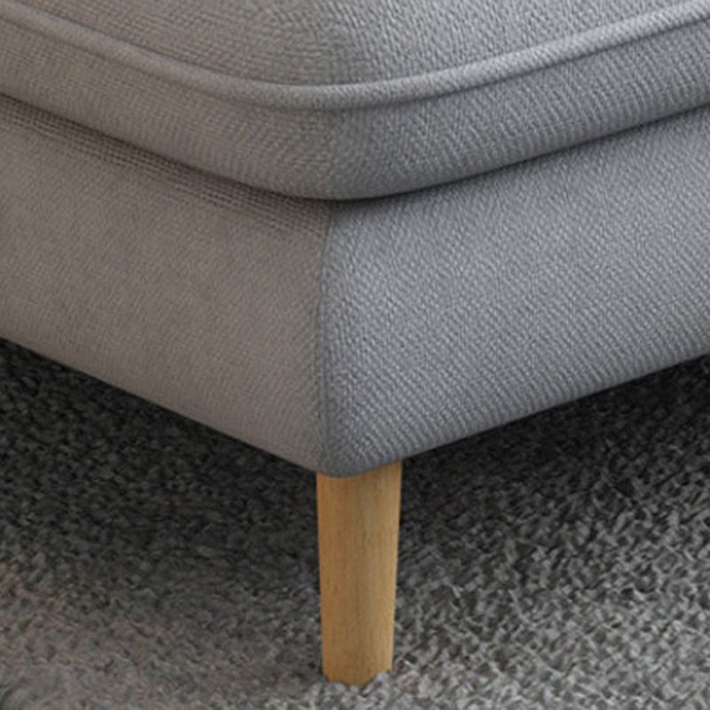 Contemporary Flared Arm Stationary Living Room Cushions Sofa Chaise