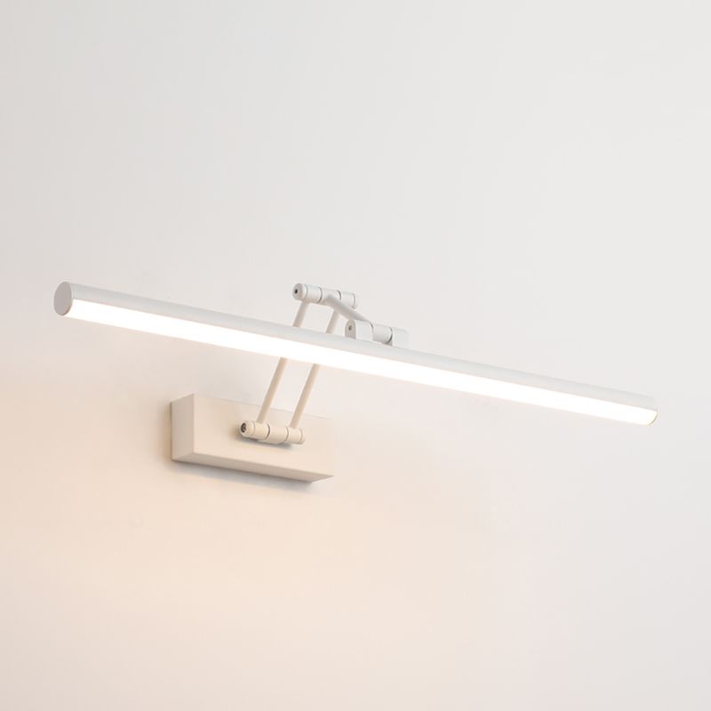 Modern Simple Vanity Light Cylinder Shape Scalable Vanity Lamp for Shower Room