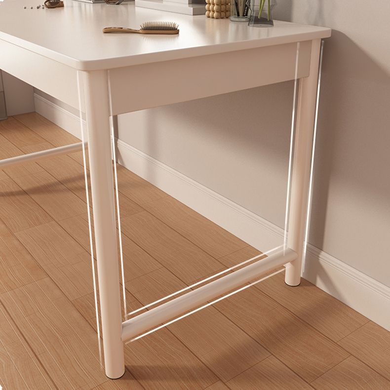 White Contemporary Make-up Vanity Wood Vanity Dressing Table