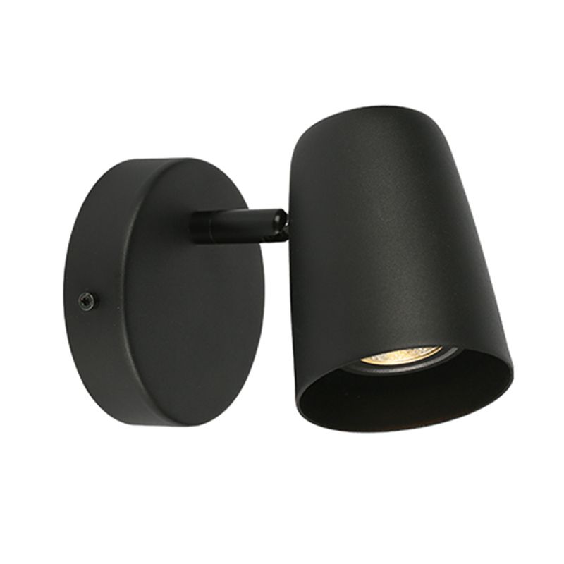 Dormitorio luminosos simples luminosos 1 iluminación de pared giratoria de metal ligero