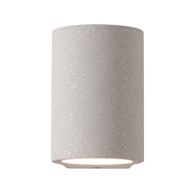 Modern Rectangular Sconce Light Fixture Cement 2-light Wall Sconces for Outdoor