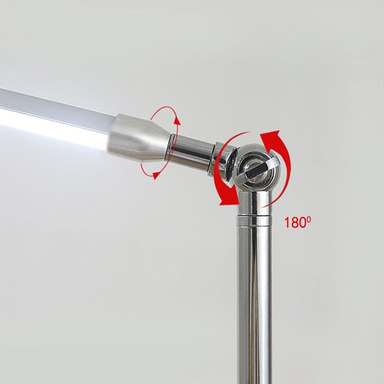 Luce al pavimento a LED a forma di linea Simplicità in alluminio Cromo di stand up per studio