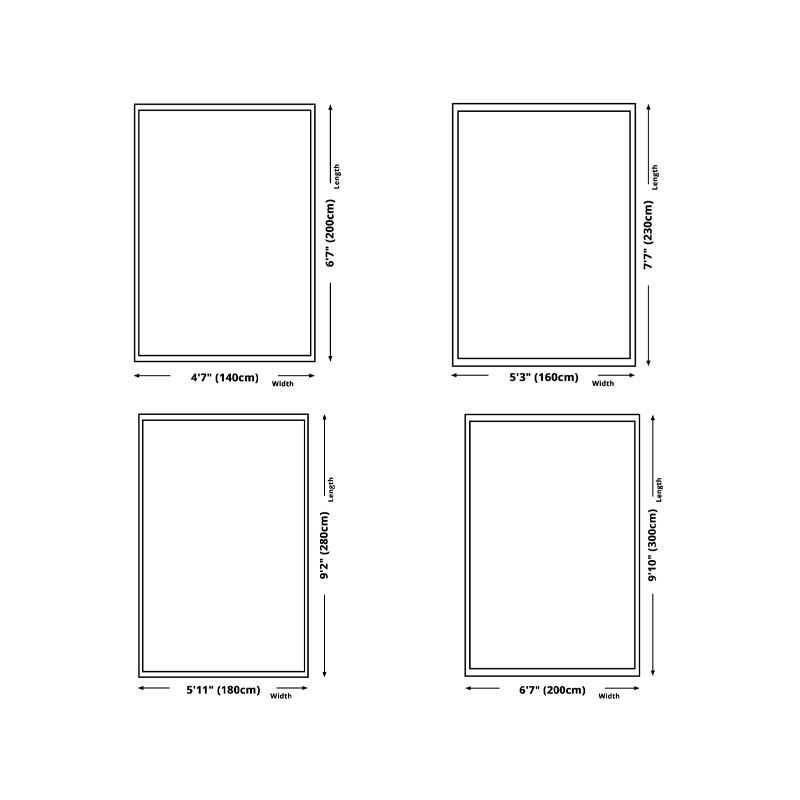 Beige Casual Rug Polyester Line Area Rug Stain Resistant Rug for Living Room