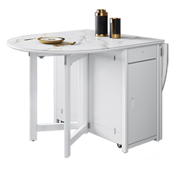 Midden-eeuwse moderne eetkamer tafel rubberwood massieve houten tafel met 4 poten