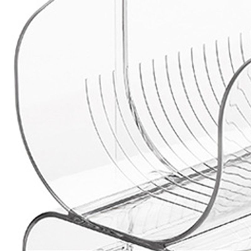 Glam Acrylic Wine Rack Tabletop Stand Bottle Rack for Living Room