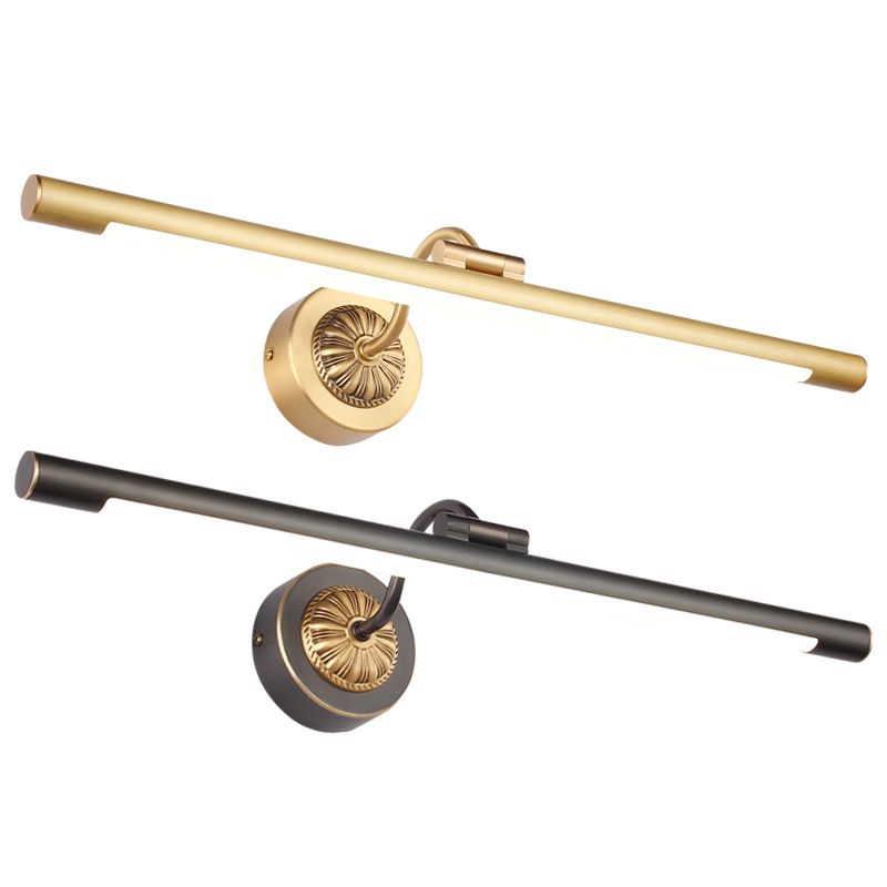 Metalen lineaire schaduw Wand SCONCE Moderne stijl 1-licht spiegelwandverlichtingsarmaturen