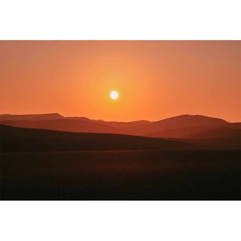 Modern Style Photography Wall Mural Wallpaper Sunset Scenery Bedroom Wall Mural