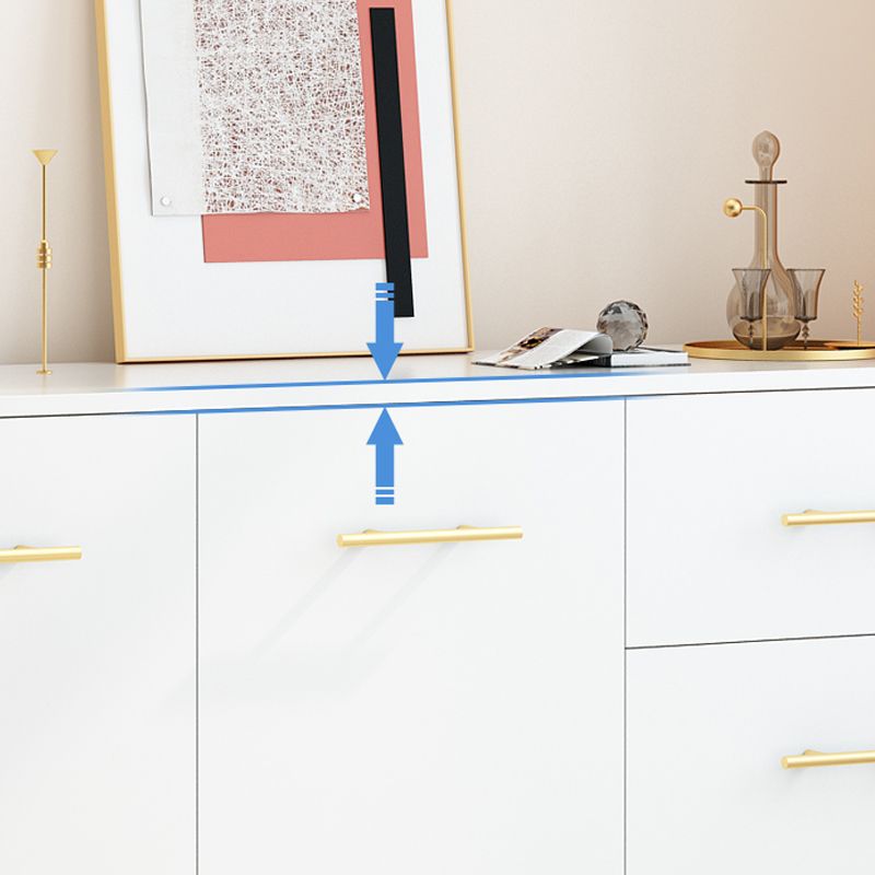 Contemporary Glam Storage Chest Wooden Storage Chest Dresser