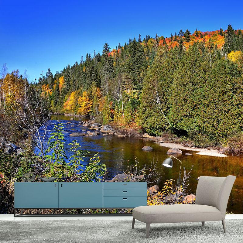 Forest Mural Wallpaper Decorative Mildew Resistant Home Decor