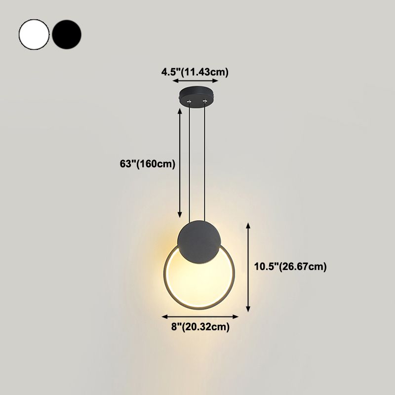 Lumière pendentif minimalisme en aluminium LED-LED PLACE PLADIER POUR LED POUR CHAMBRE