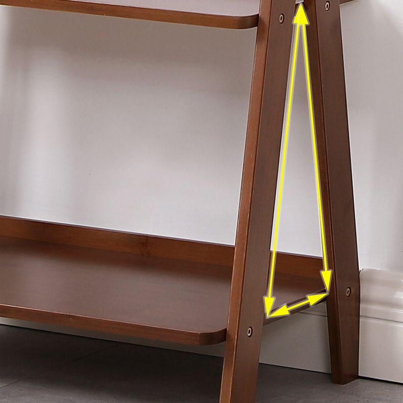 Modern Style Bookshelf Wood Open Back Bookcase for Home Office