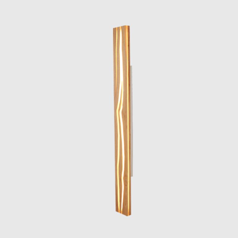 Contemporary Wooden Wall Light Fixture Simple Wall Light Sconce for Bedroom