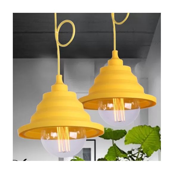Kinder konisch hängende Anhänger Metal Single Head Leuchtende hängende Licht für Spielzimmer