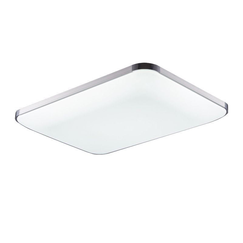 Minimalist LED Flush Mount Ceiling Light Modern Geometry Ceiling Lamp with Acrylic Shade