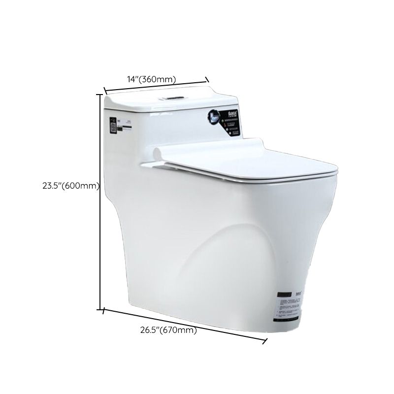 Modern All-In-One Flush Toilet Floor Mount Urine Toilet for Bathroom