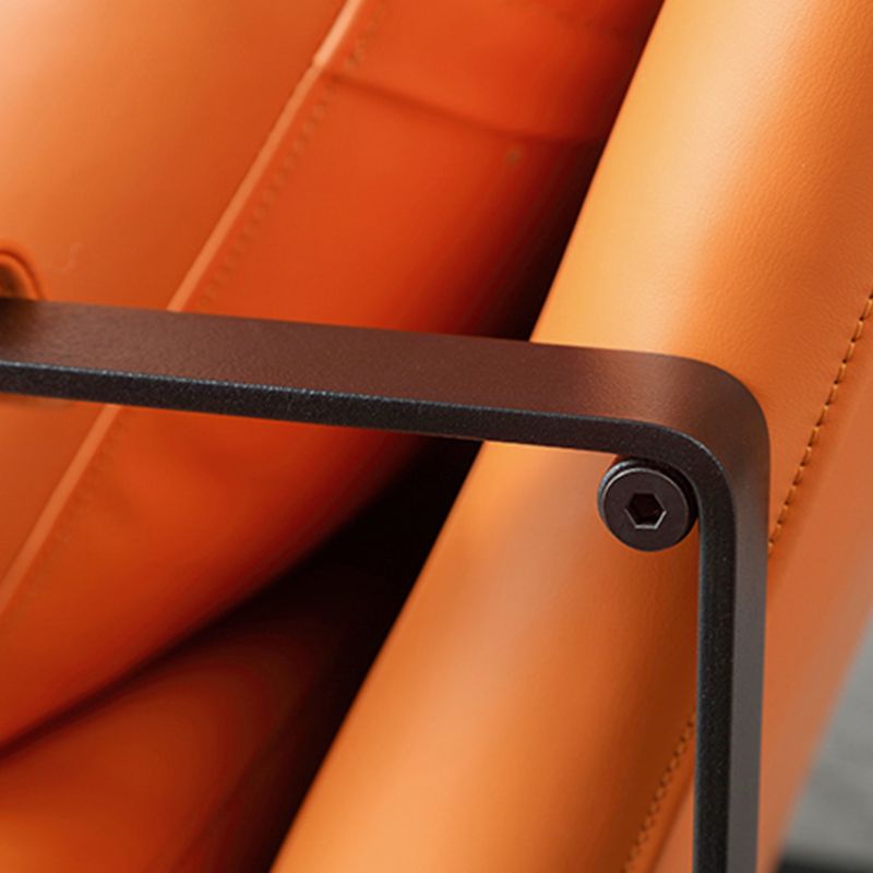 Faux Leather Chair 27.5" L x27.9" W x29.5" H Arms Included Chair