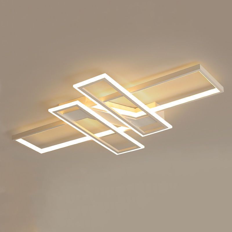 Metal Semi Flush Mount Geometriclight Contemporary Semi Flush