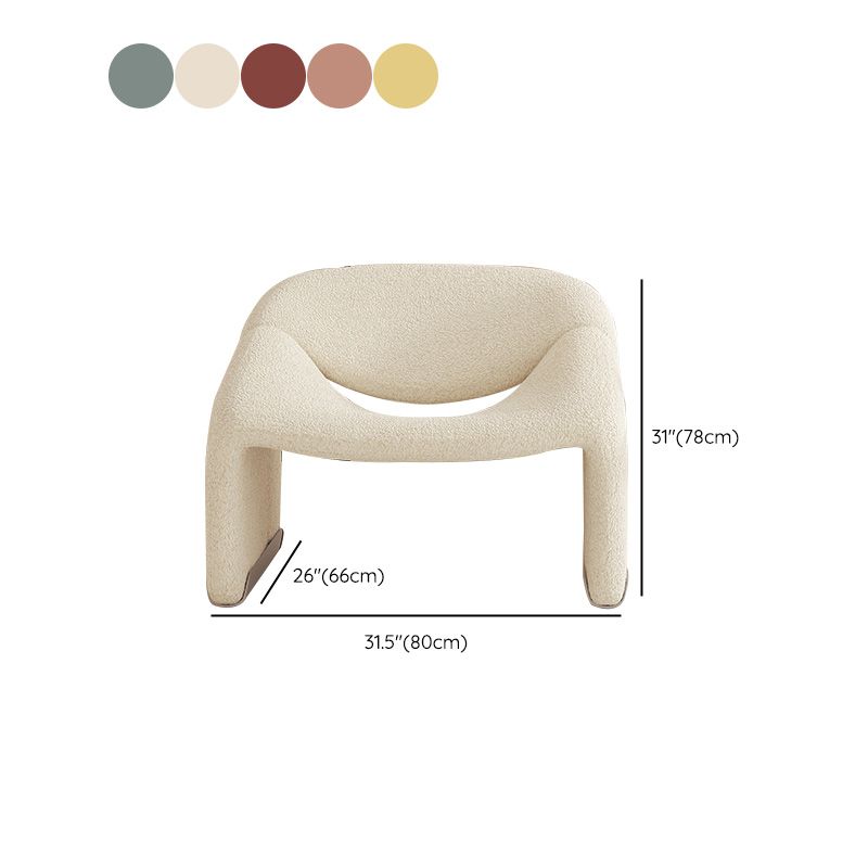 Contemporary Solid Color Side Chair Fixed Back Bedroom Side Chair