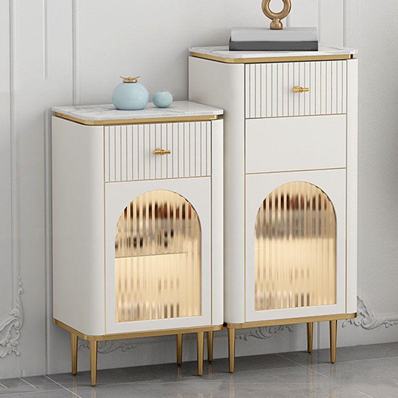 Contemporary Storage Chest Dresser Stone Top Storage Chest 11.81-inch W