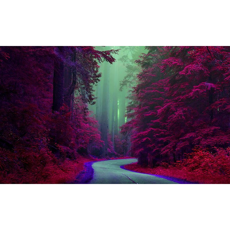 Autumn Forest Mural Wallpaper Washable Wall Decor for Bedroom Living Room