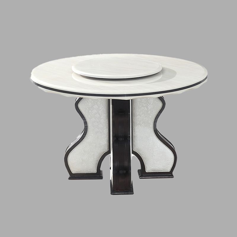 White Dining Table Convertible Dining Table for Kitchen Dining Room