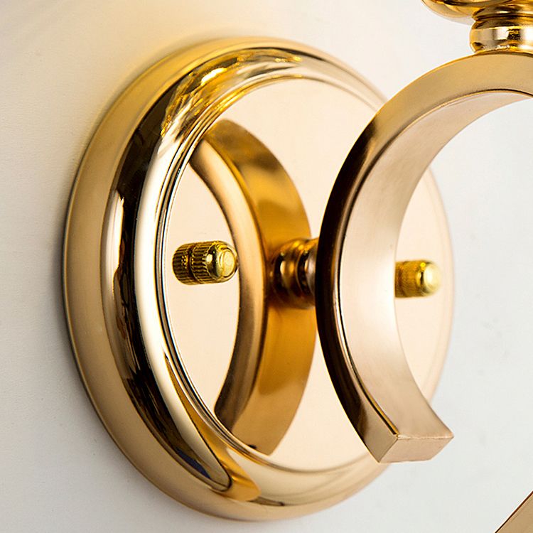 Luces de pared de cristal nórdicas modernas lámparas montadas en la pared de cilindro para sala de estar