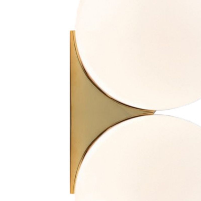 Modern 1/2-Light Bathroom Vanity Light Golden/Chrome Shaded LED Bath Bar