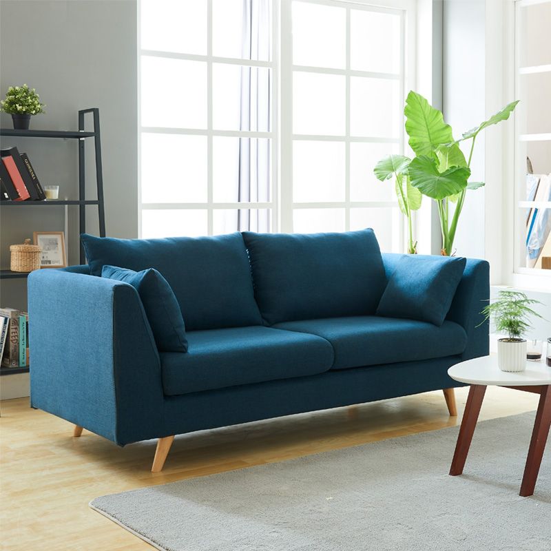 Contemporary Tuxedo Arm Sofa Cushions Fabric Standard Seating
