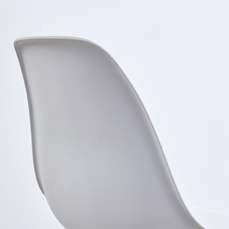 Contemporary Style Beech Wood Chair Solid Back Side Kitchen Dining Chairs