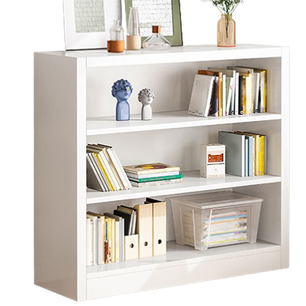 40.55"H Bookshelf Scandinavian Style Closed Back Bookcase for Home and Office