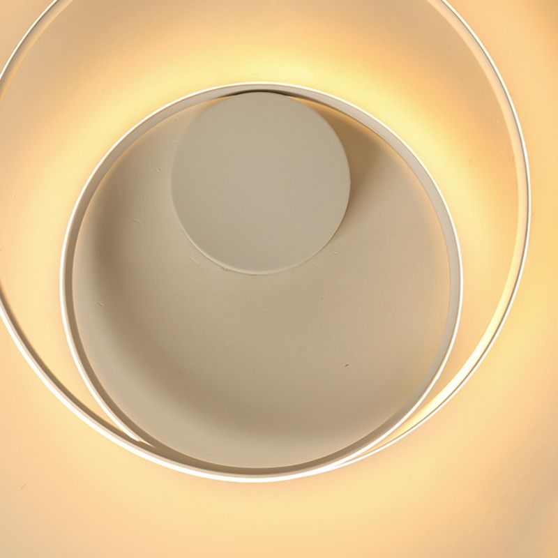 Moderne Minimalistische Indoor LED Plafondlamp Aluminium Lineaire Flush Mount met Silicone Shade