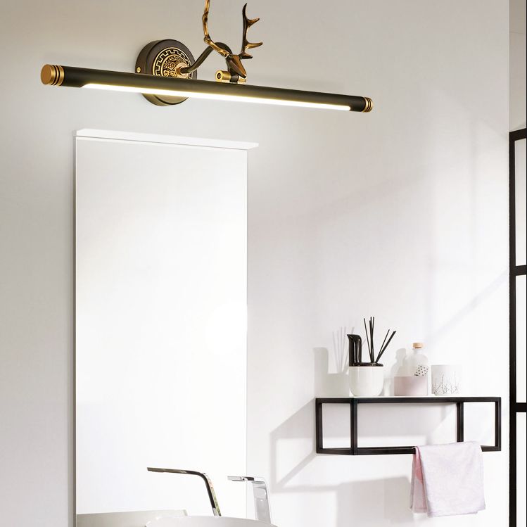 Lampe à vanité linéaire armée American Style Copper Single Vanity Light