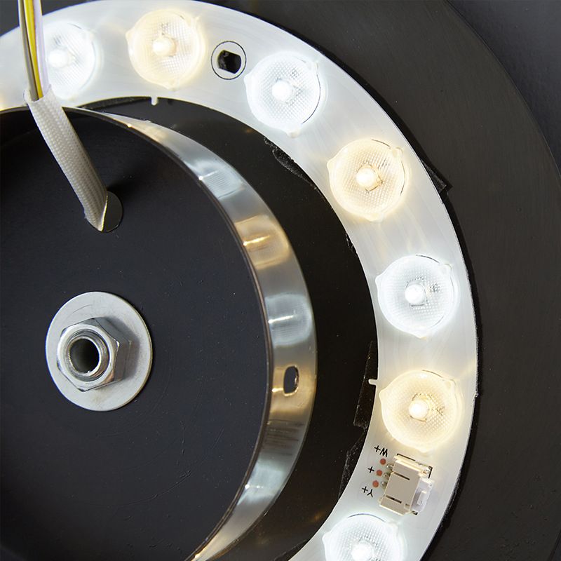 1-Light Round Sconce Light Fixture Modern Metal Wall Light for Hallway