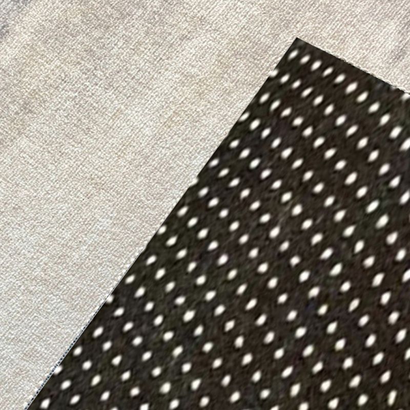 Modern Living Room Area Carpet Solid Color Polyester Area Rug Anti-Slip Easy Care Area Rug