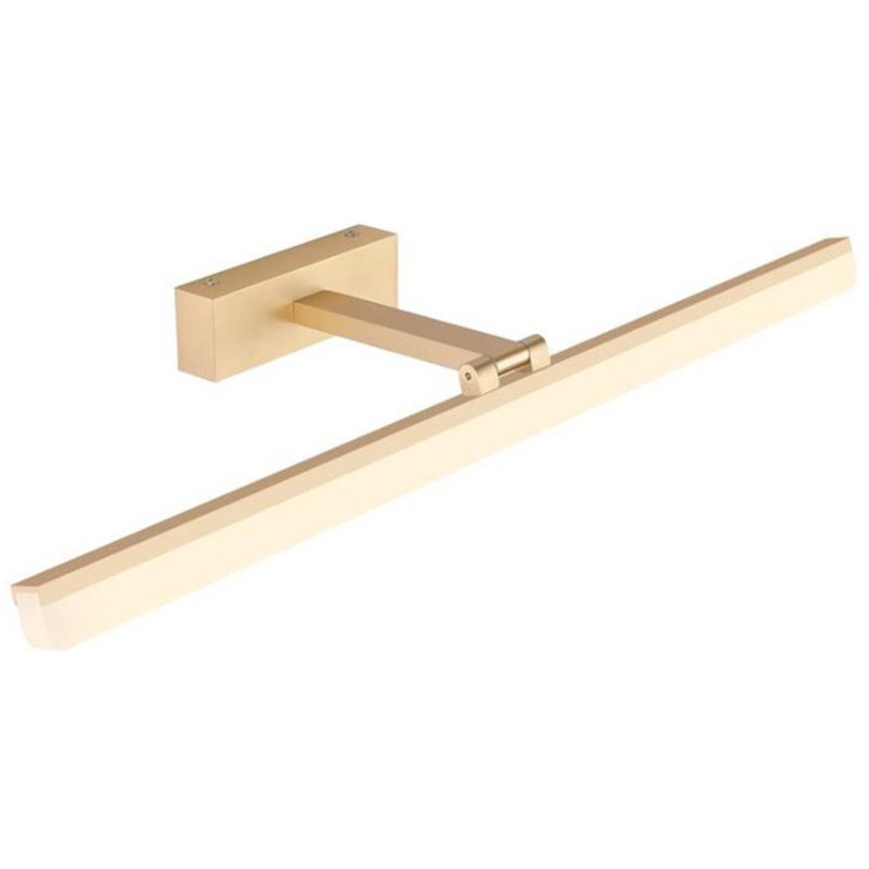 Modern Style Armed LED Wall Mounted Vanity Lights Metal Simple Bathroom Vanity Sconce