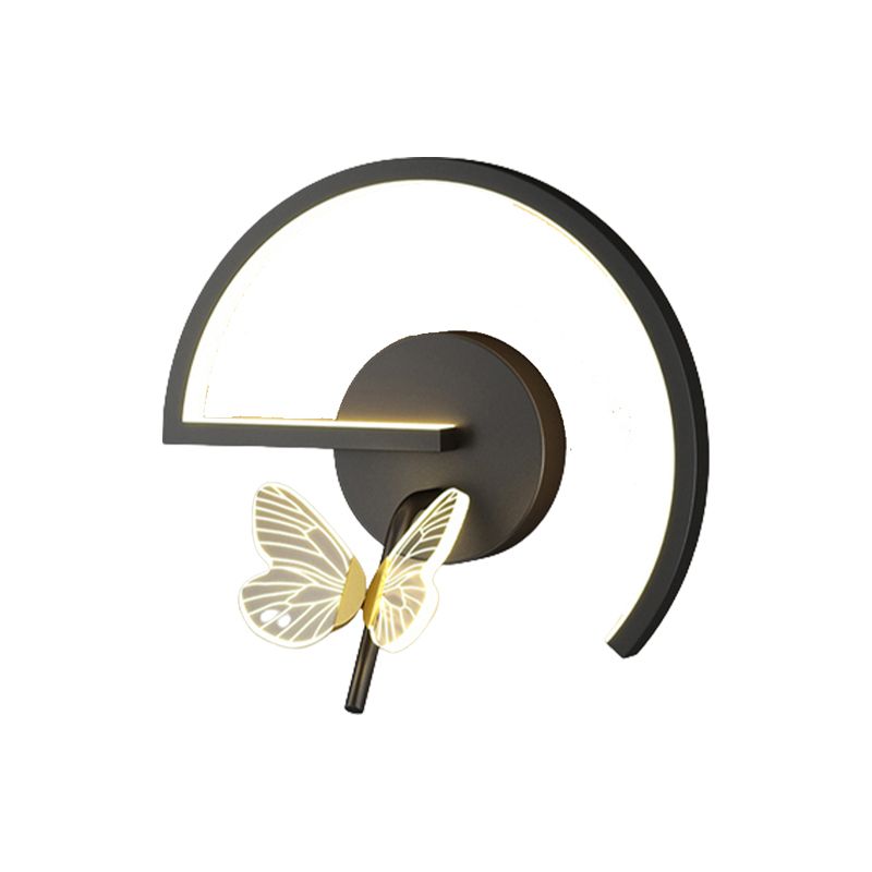 Modern Unique Shape Wall Mount Light Fixture 1 Light Wall Light Sconce for Living Room