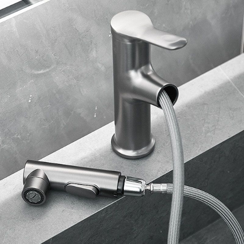 Modern Vessel Faucet Brass Single Handle Low Arc Vessel Faucet for Home