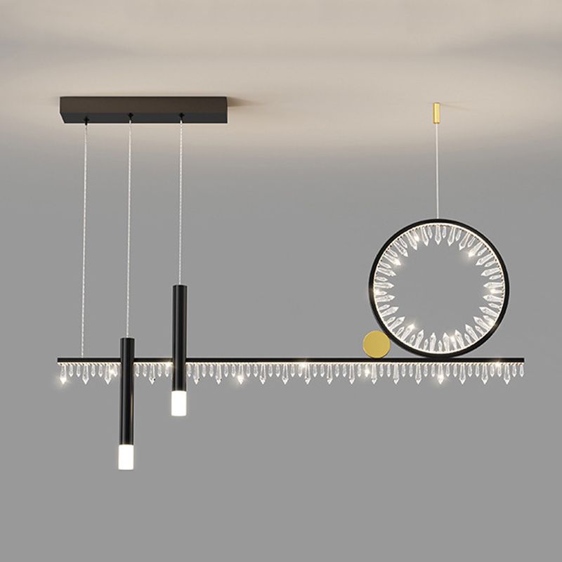 Modernism 4-Light Kitchen Island Lighting LED Island Pendant Lighting