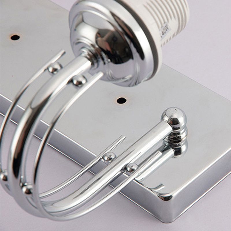 Simple Wall Sconce Cylinder Wall Light Fixture with Glass for Living Room