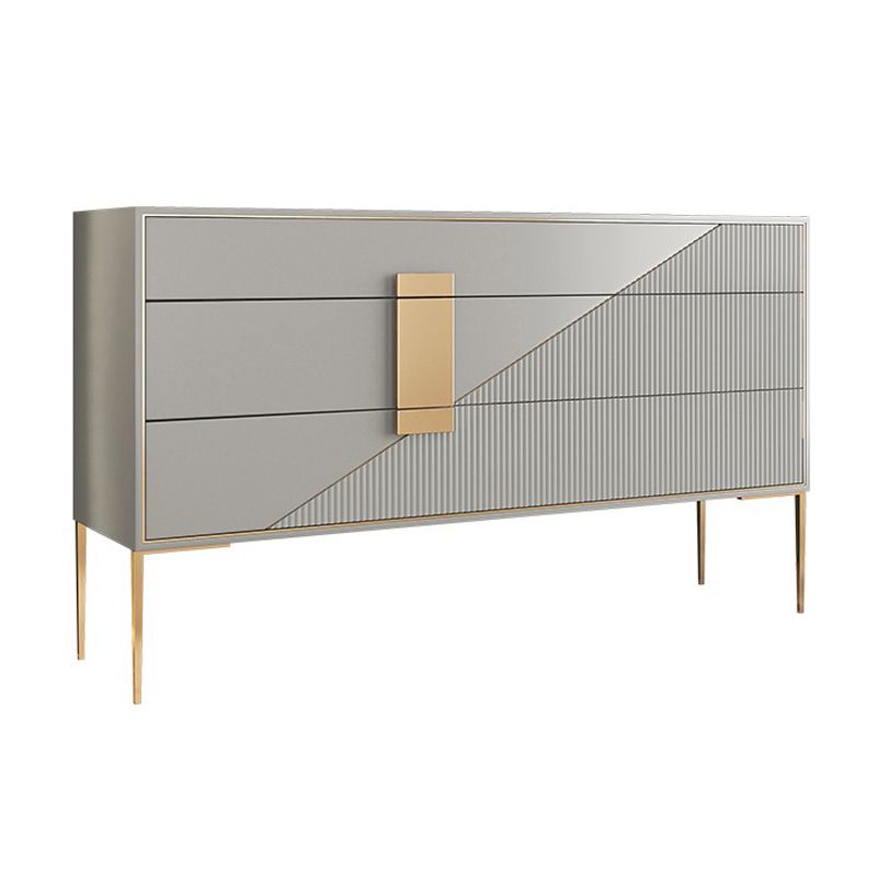 15.6-inch Width Classic Glam Dresser Stone Storage Chest with 3/6 Drawers